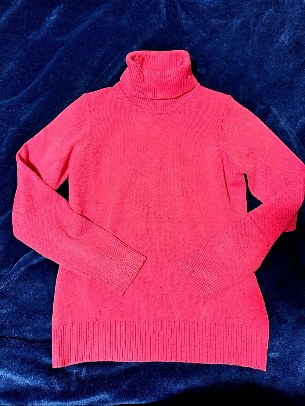 French Connection Babysoft Turtleneck Sweater Pink Large